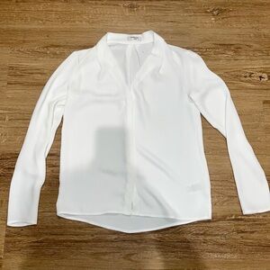 Babaton | Babaton White Flowy Blouse